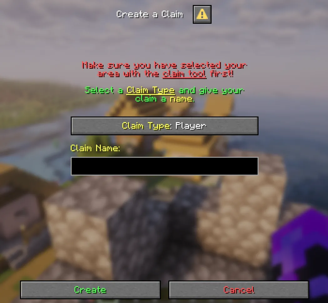 Claim Create UI