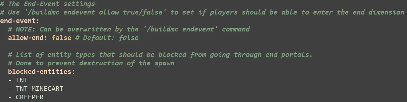 Beispiel Konfiguration End Event