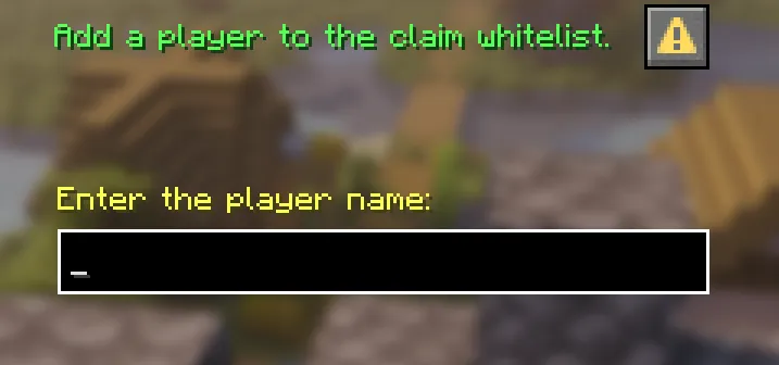 Claim Whitelist Add UI